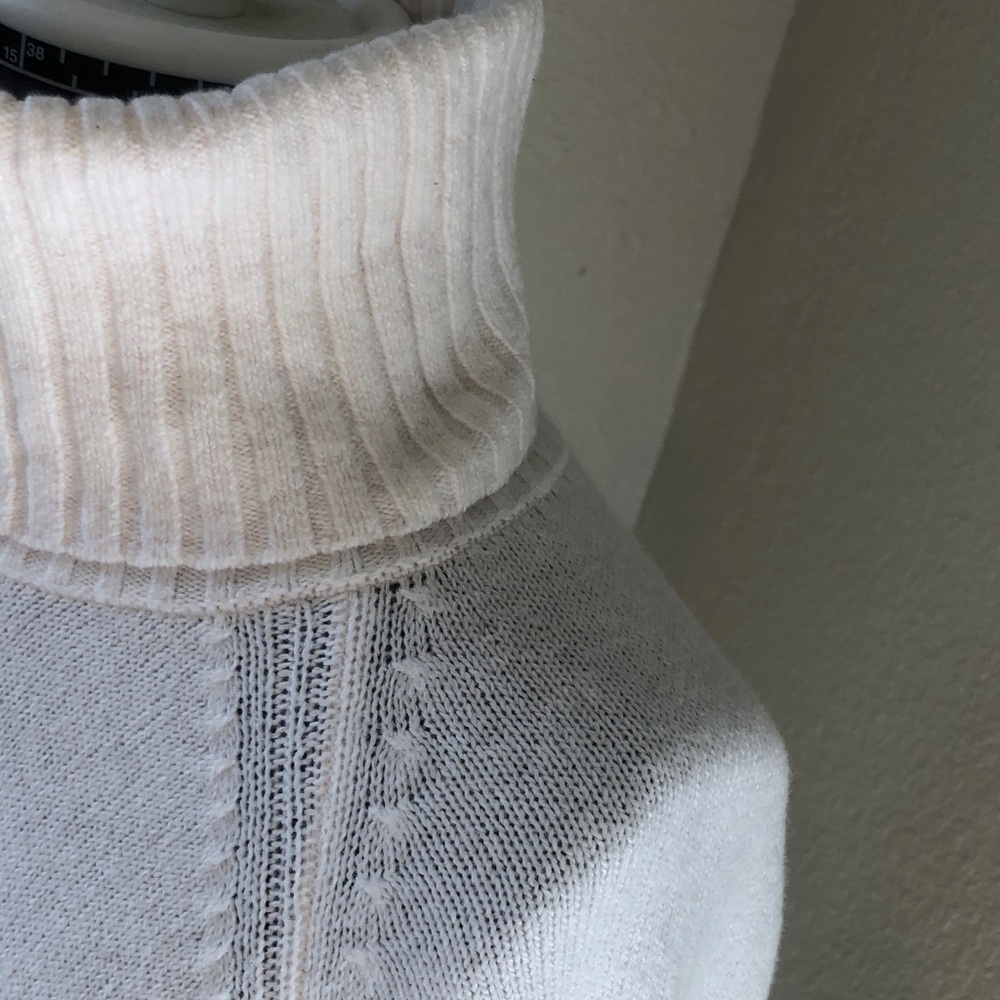 Old Navy Sosoft Cream with Purple-ish Hue Turtleneck Sweater - Women - Picture 6 of 14